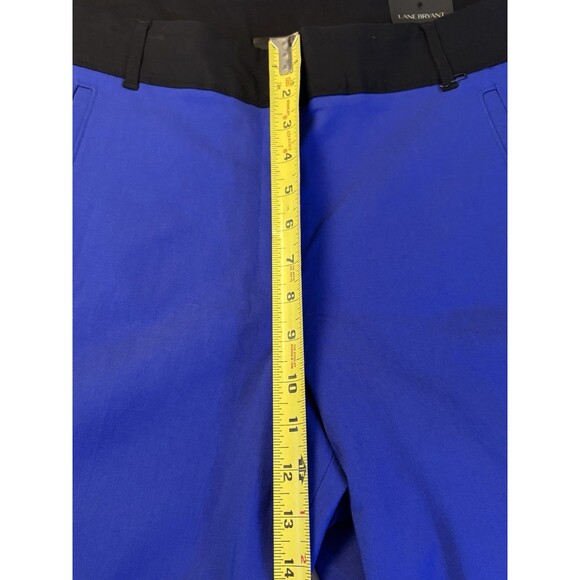LANE BRYANT The Lena Ankle Pant 20 Moderately Curvy Cobalt Blue Stretch Comfort - Picture 10 of 11